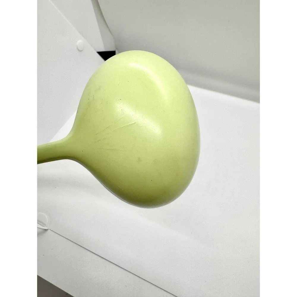 Vintage Melamine Lime Green Soup Ladle Retro MCM Serving Spoon 12.5 Inch 9014